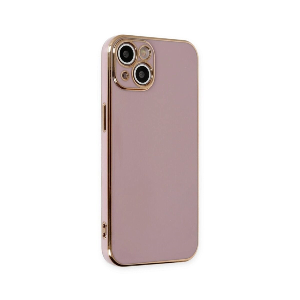 İphone 15 Kılıf Volet Silikon - Mor