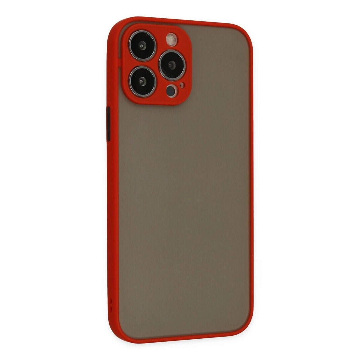 İphone 15 Pro Kılıf Montreal Silikon Kapak - Kırmızı