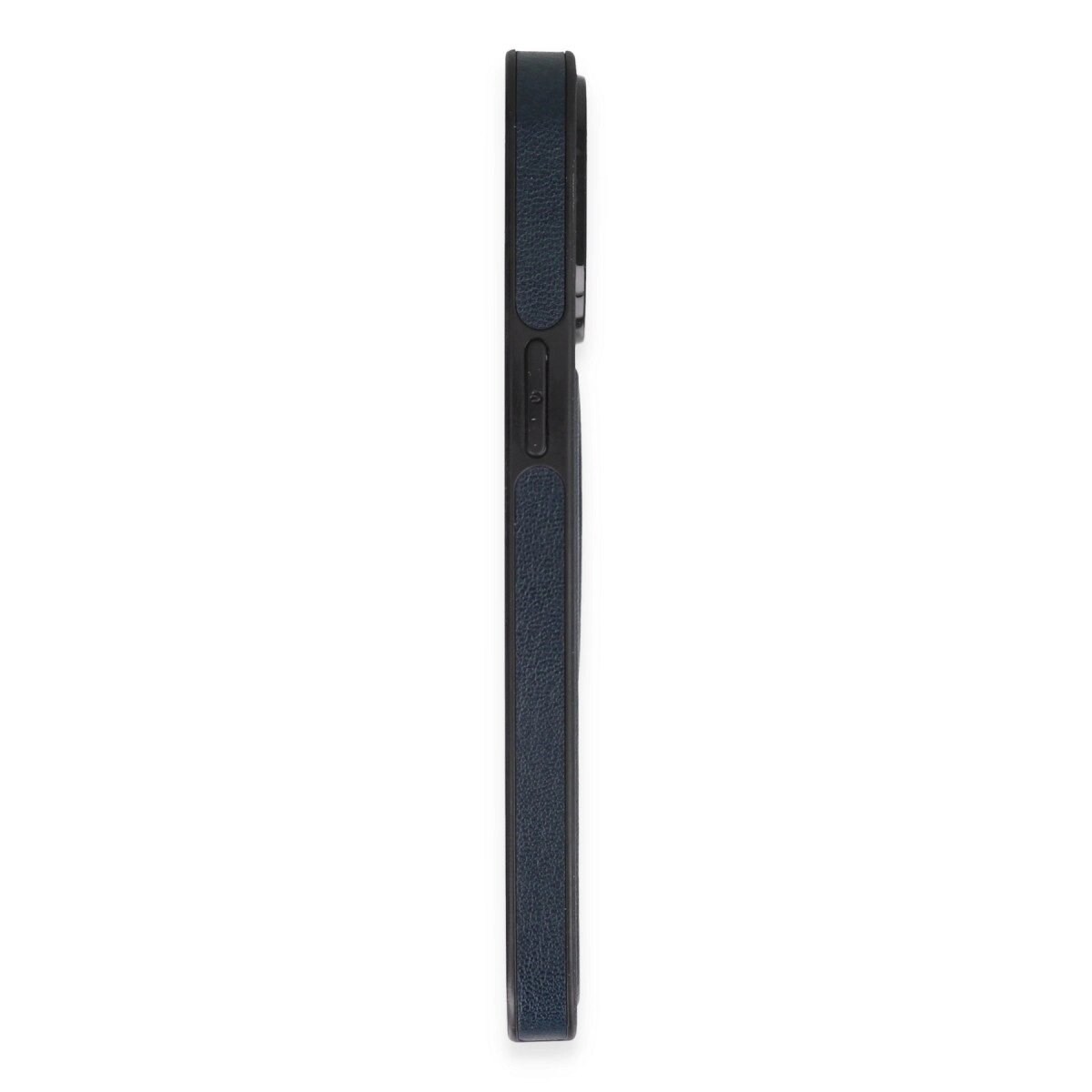 İphone 15 Pro Kılıf Ozzi Magsafe Deri Kapak - Lacivert