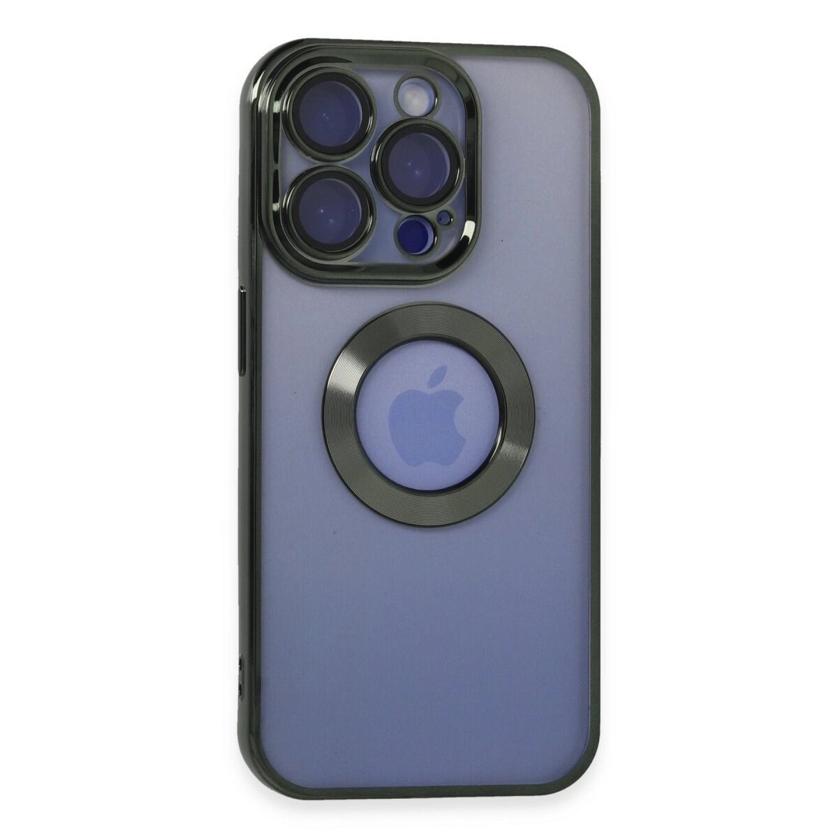 İphone 15 Pro Kılıf Slot Silikon - Köknar Yeşili