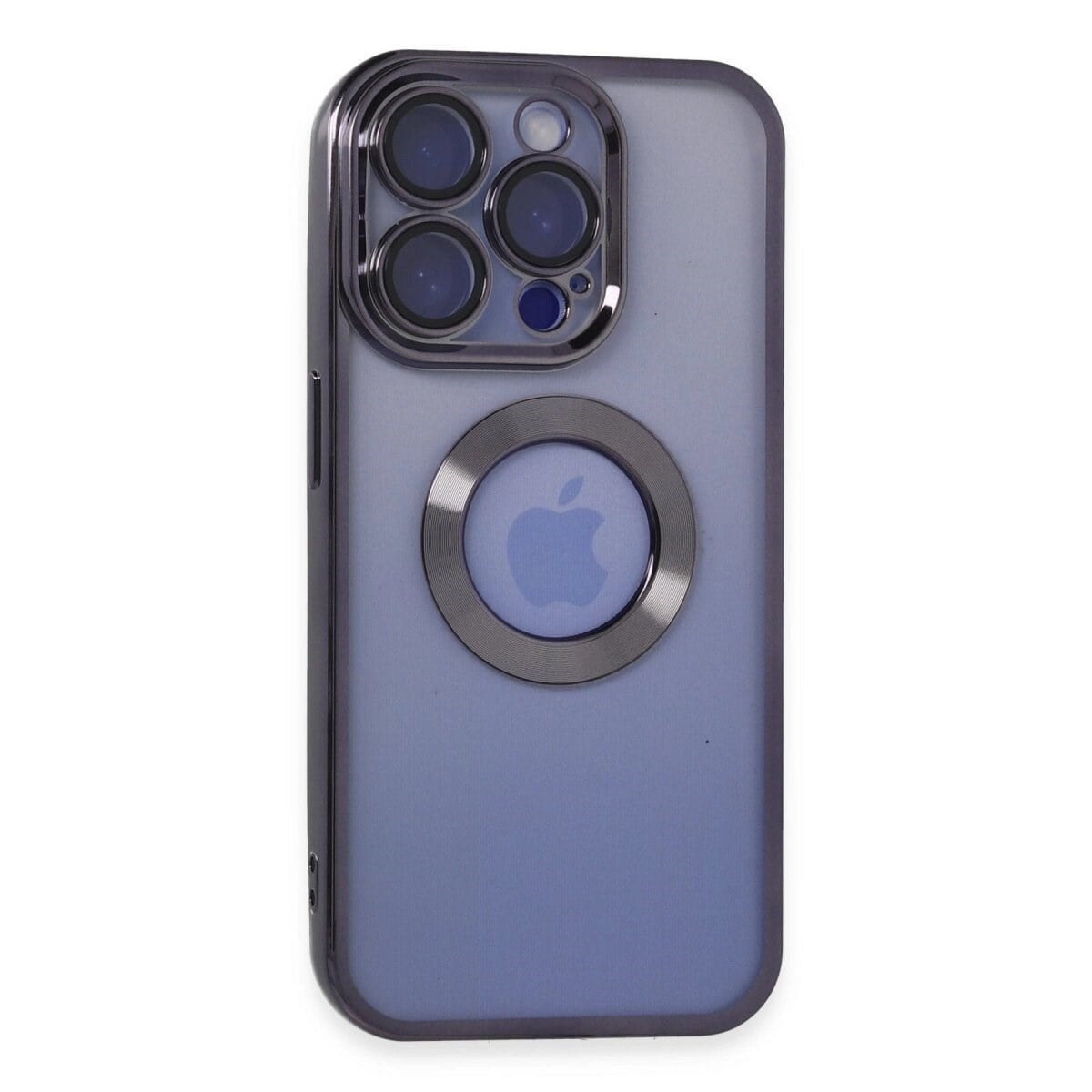 İphone 15 Pro Kılıf Slot Silikon - Mor