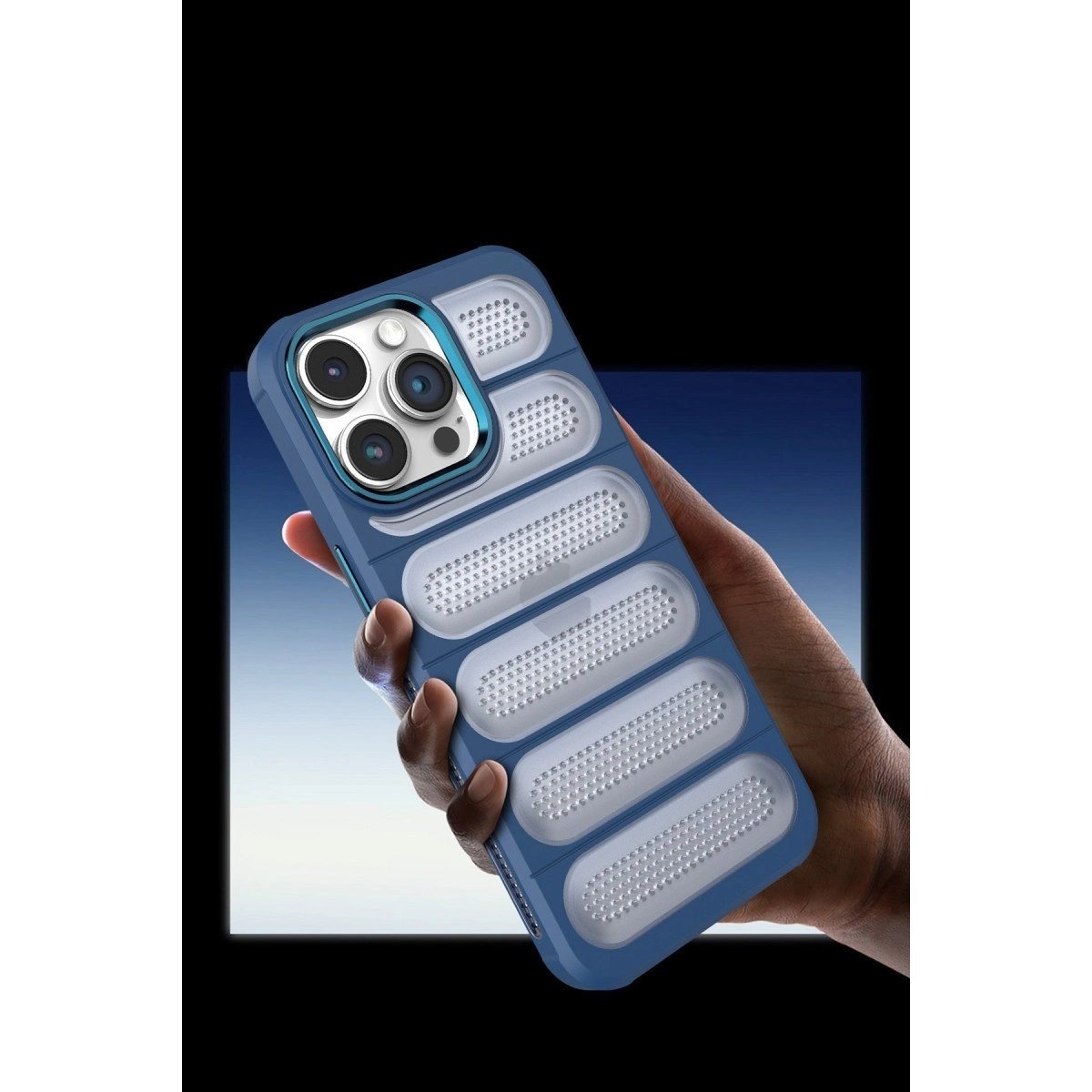 İphone 15 Pro Max Kılıf Airmax Silikon Kapak - Koyu Yeşil