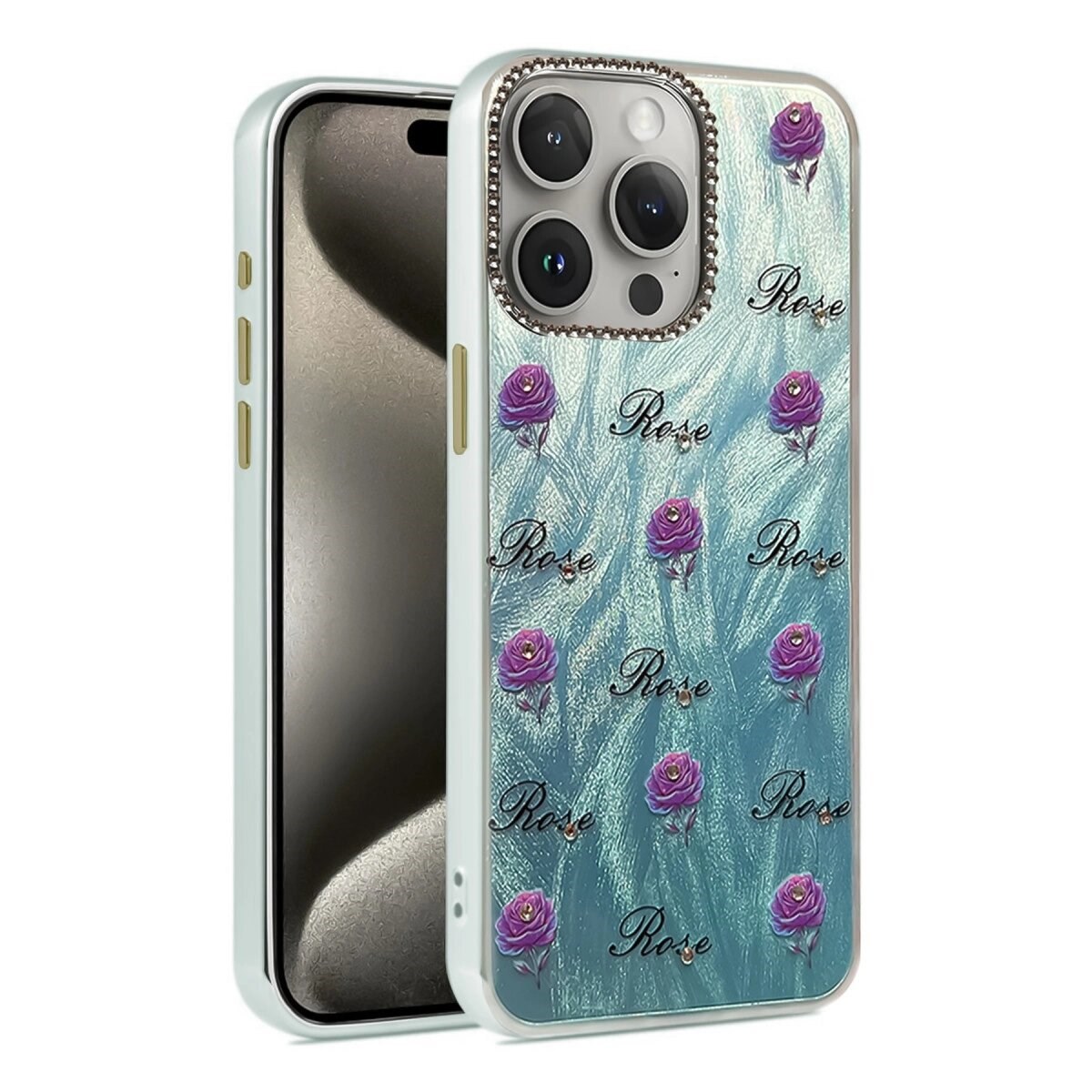 İphone 15 Pro Max Kılıf Blade Aynalı Desenli Kapak - Desen 9