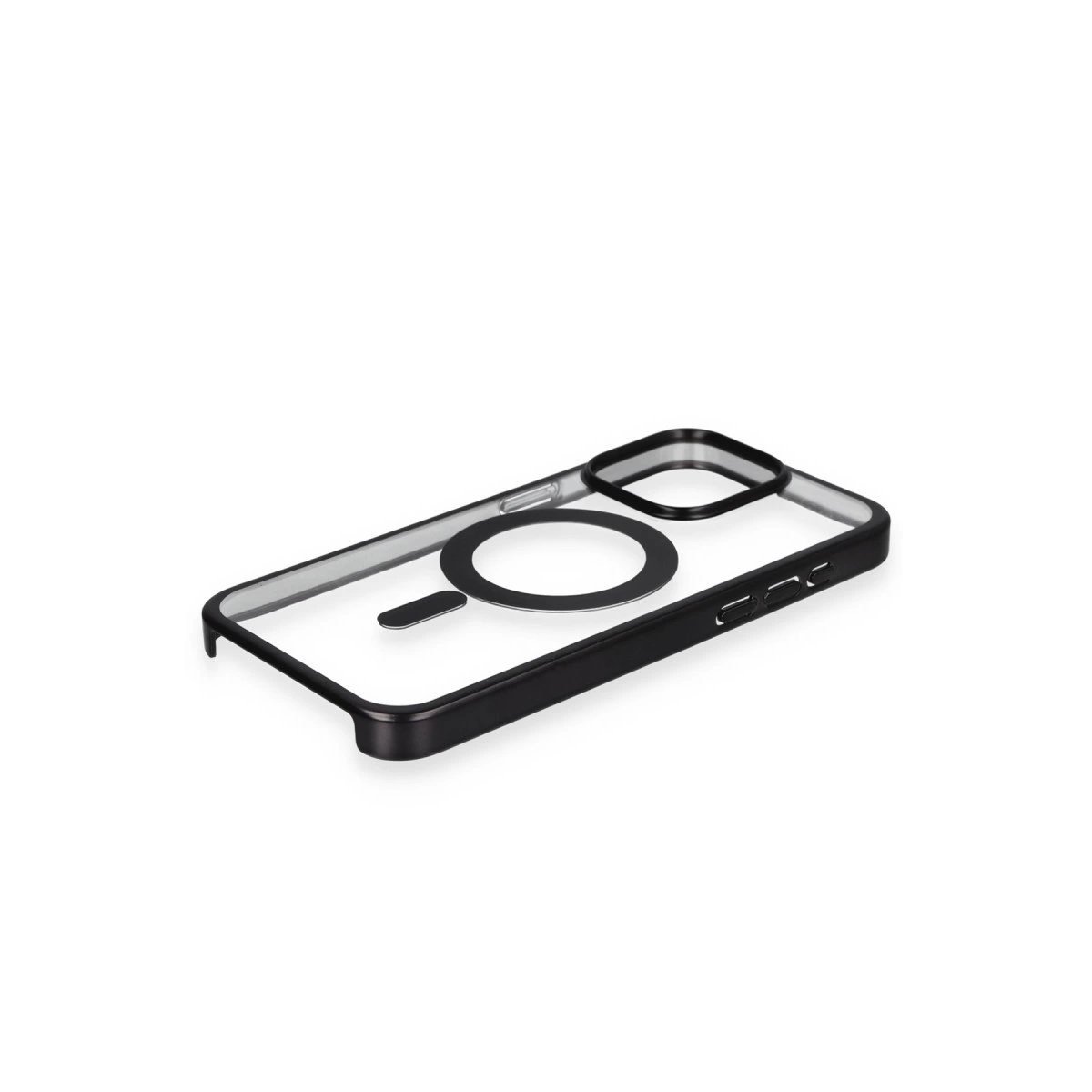İphone 15 Pro Max Kılıf Erozi Magsafe Kapak - Siyah