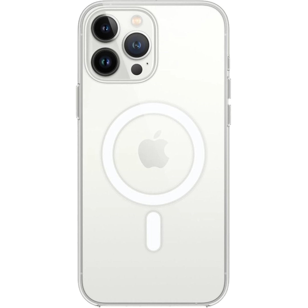 İphone 15 Pro Max Kılıf Pc Real Magsafe Kapak - Şeffaf