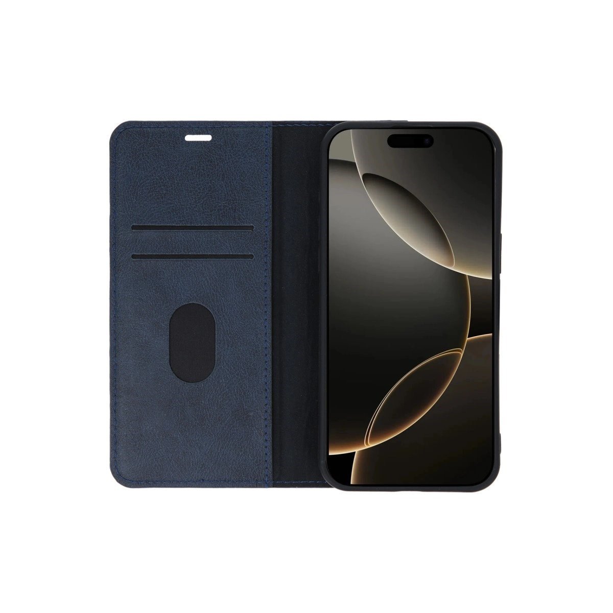 İphone 15 Pro Max Kılıf Trend S Plus Kapaklı Kılıf - Taba
