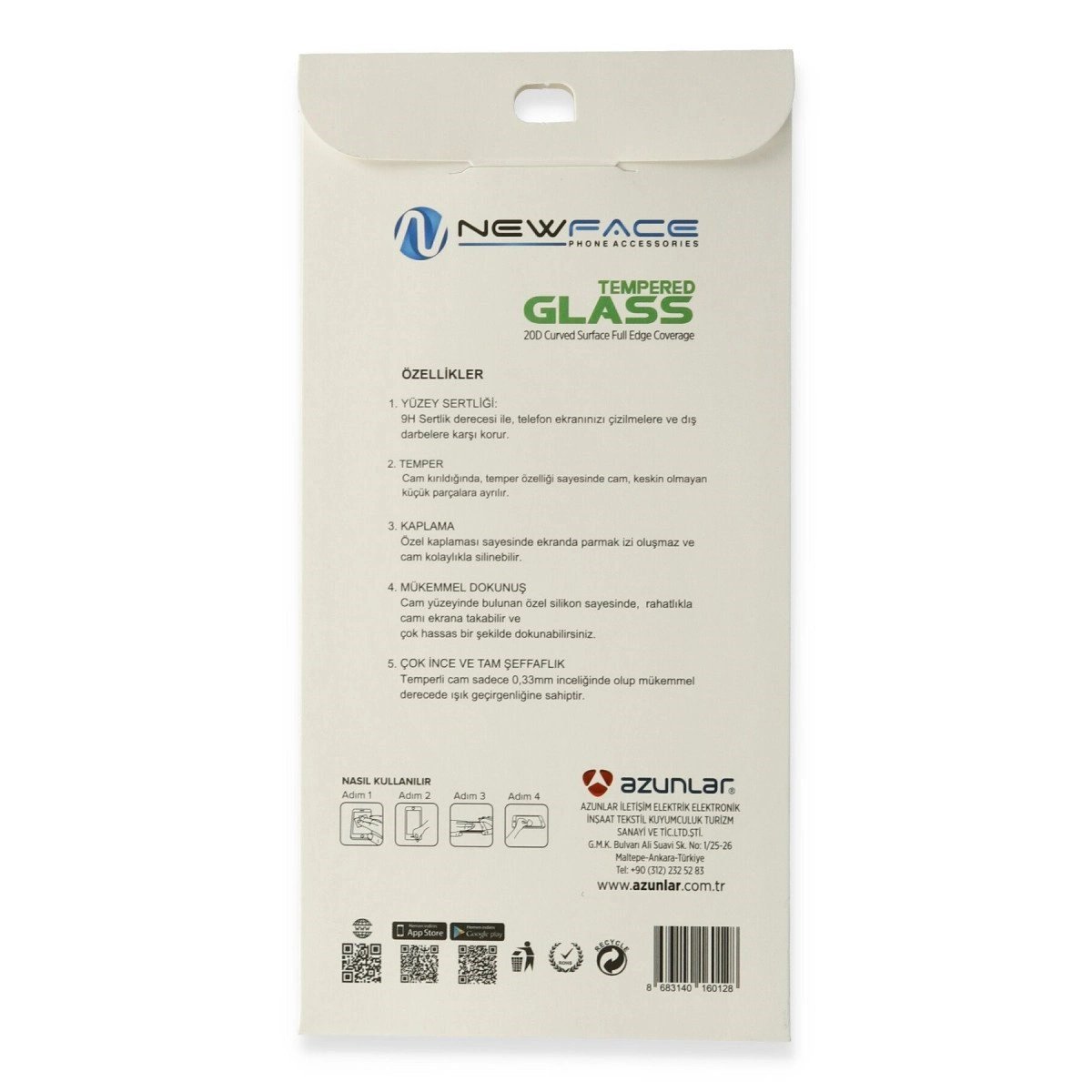 İphone 6 Plus 20d Premium Cam Ekran Koruyucu - Siyah