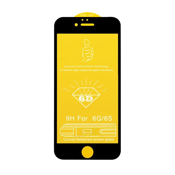 İphone 6plus İphone 6s Plus 6d Kavisli Full Kırılmaz Cam Ekran Koruyucu-(1903)