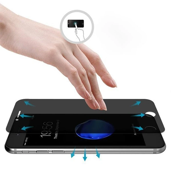 İPhone 6S-6 Privacy Gizli Hayalet Tempered Cam Ekran Koruyucu-(1903)
