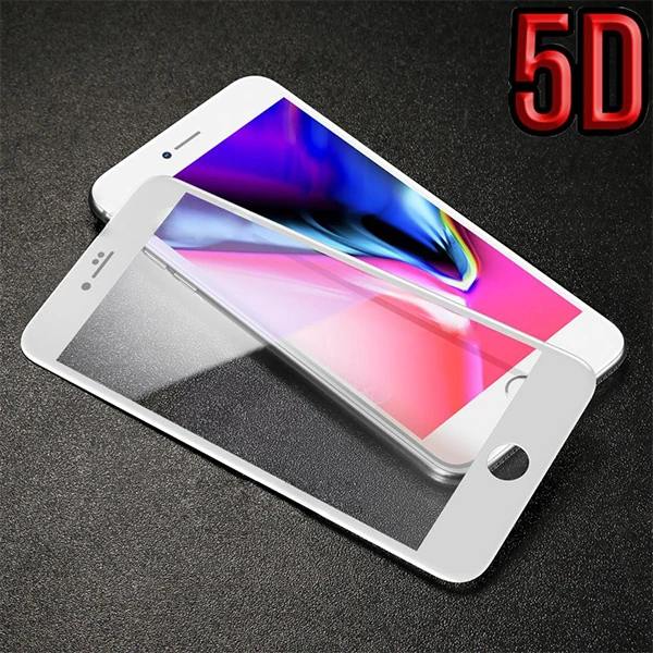 İPhone 8 Plus 7 Plus 5d Kavisli Full Kırılmaz Cam Ekran Koruyucu-(1903)