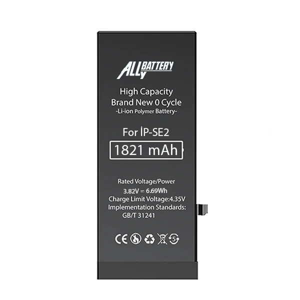 iPhone SE 2020 1821 Mah Yüksek Kapasiteli Pil Batarya-(1903)