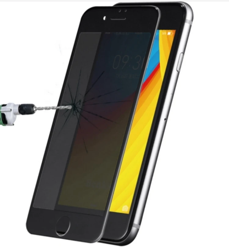 iPhone SE3-SE2 İPhone 8-7 3D Full Privacy Gizlilik Kırılmaz Cam Ekran Koruyucu-(1903)