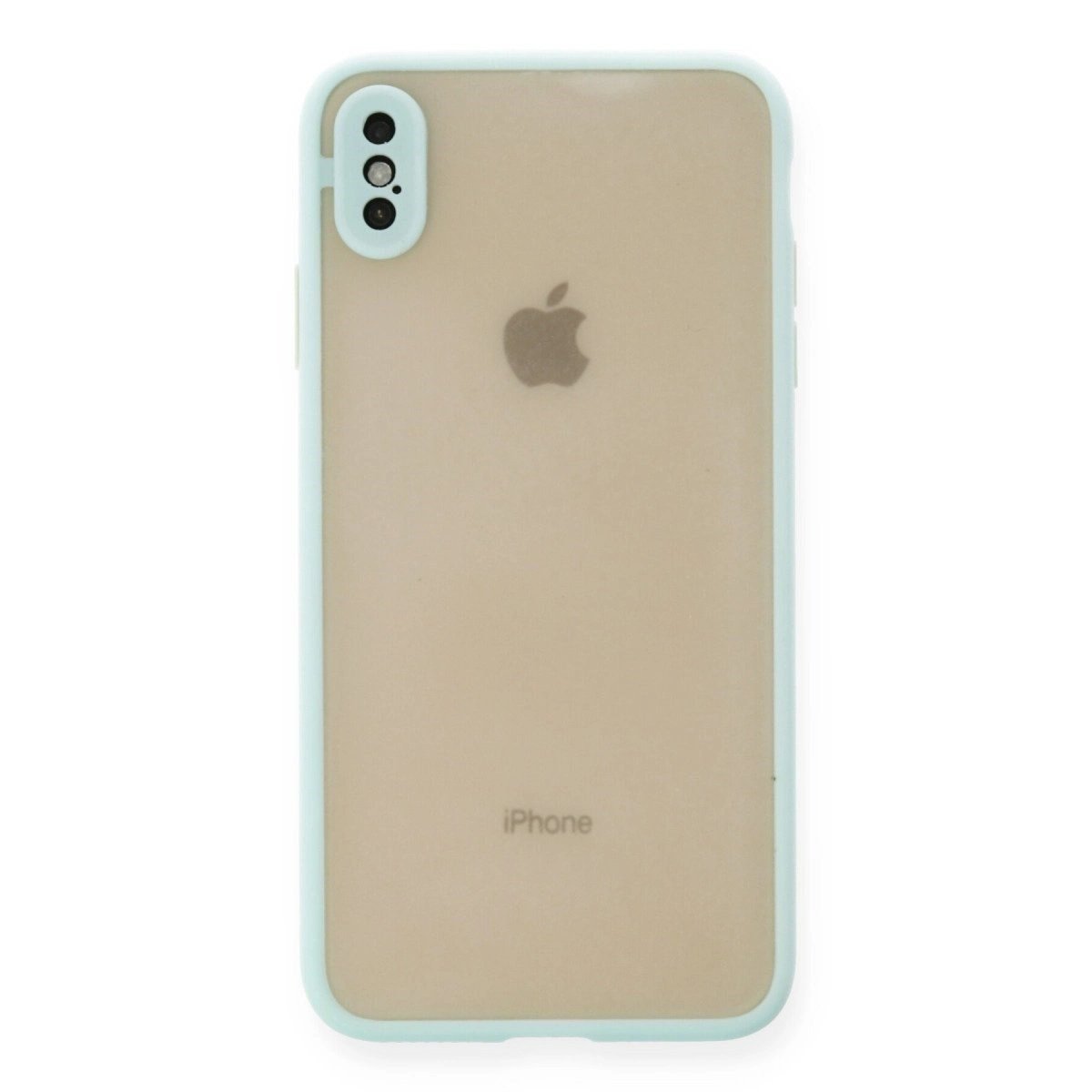 İphone X Kılıf Montreal Silikon Kapak - Turkuaz
