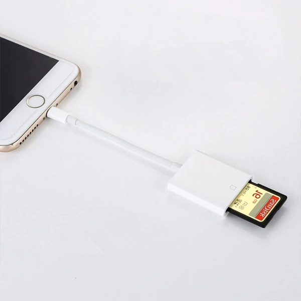 İPhone/İPad Lightning To SD Kart Hafıza Kart Adaptörü NK105-(1903)