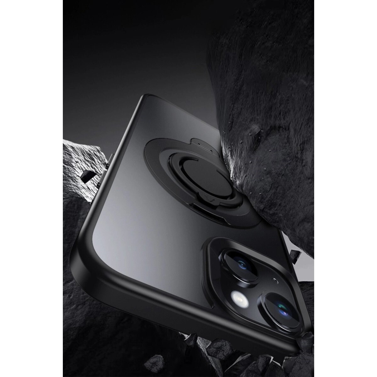 Joko Apple İphone 12 Avatar 360 Dönen Magsafe Kapak - Siyah
