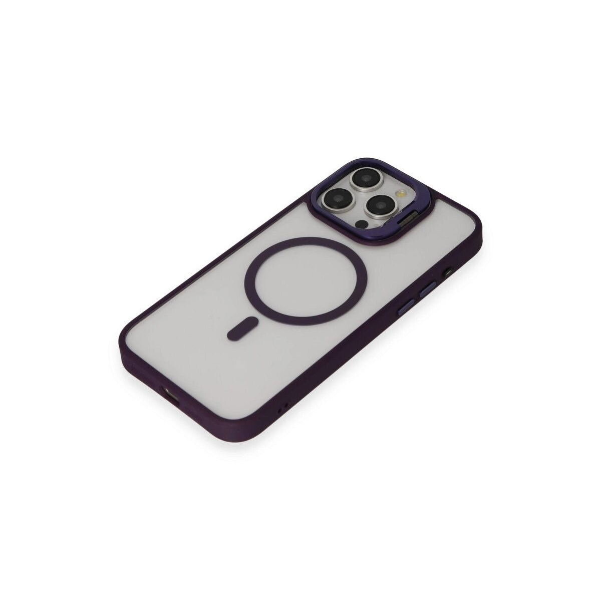 Joko Apple İphone 14 Pro Kılıf Roblox Lens Magsafe Standlı Kapak - Derin Mor