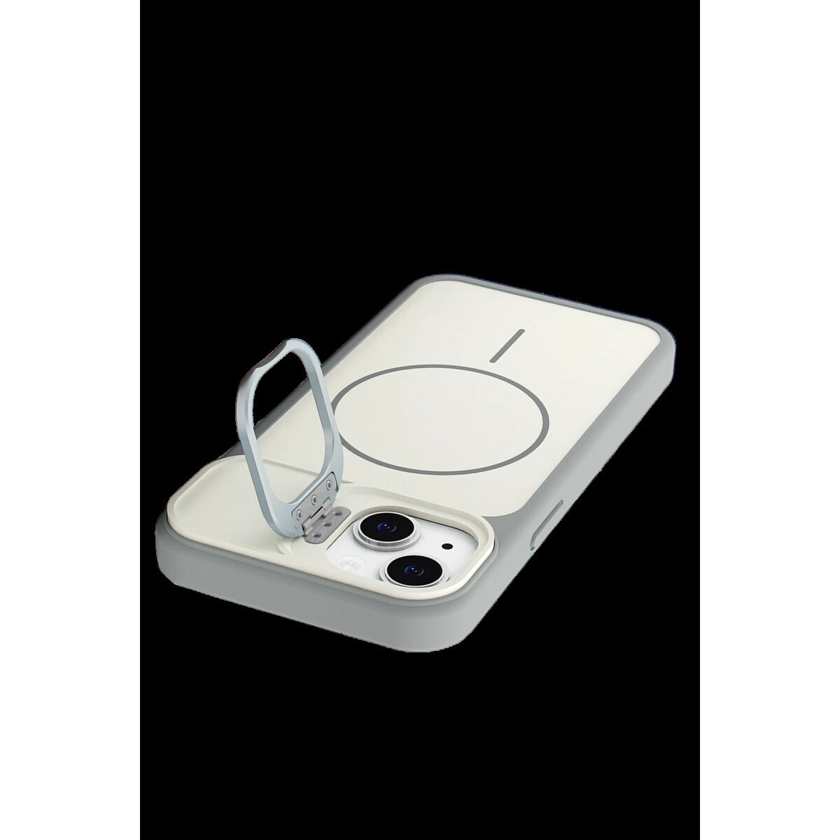 Joko Apple İphone 15 Pale Magsafe Standlı Kapak - Beyaz