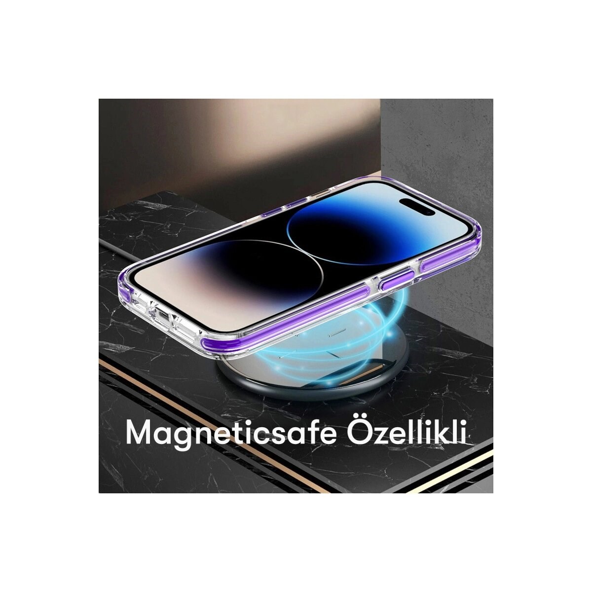 Joko Apple İphone 15 Pro Bella Magsafe Kapak - Mavi