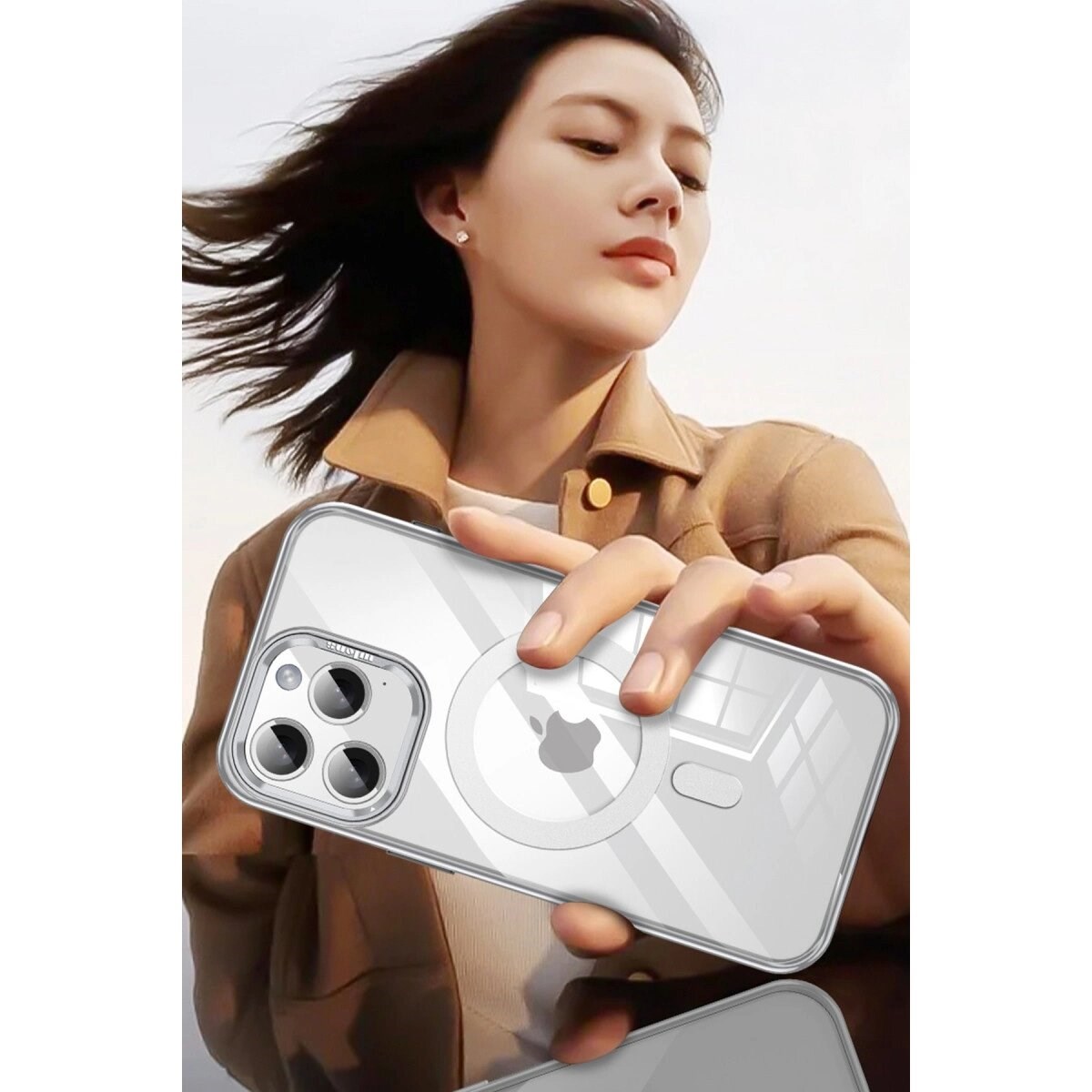 Joko Apple İphone 15 Pro Drop Magsafe Kapak - Lacivert