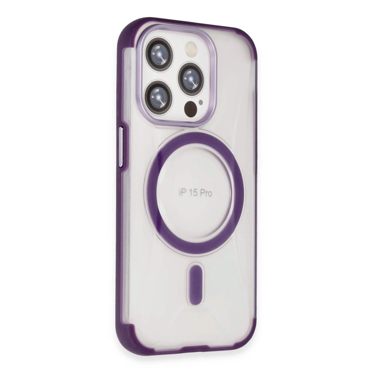 Joko Apple İphone 15 Pro Hilton Magsafe Kapak - Derin Mor