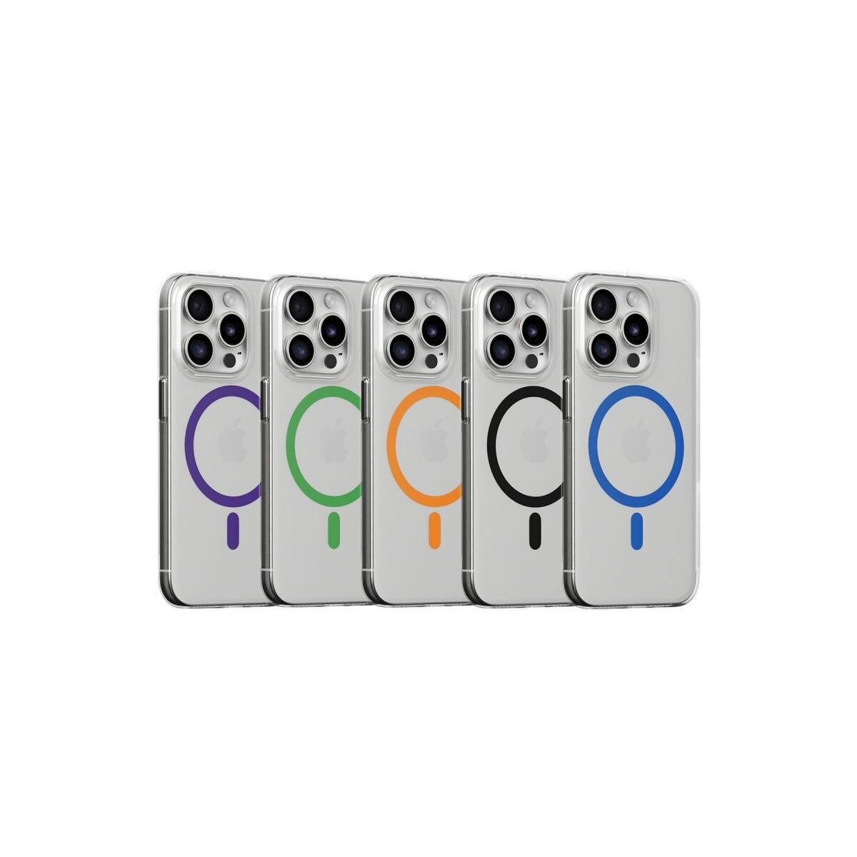 Joko Apple İphone 15 Pro Kılıf Bubble Magsafe Kapak - Mavi