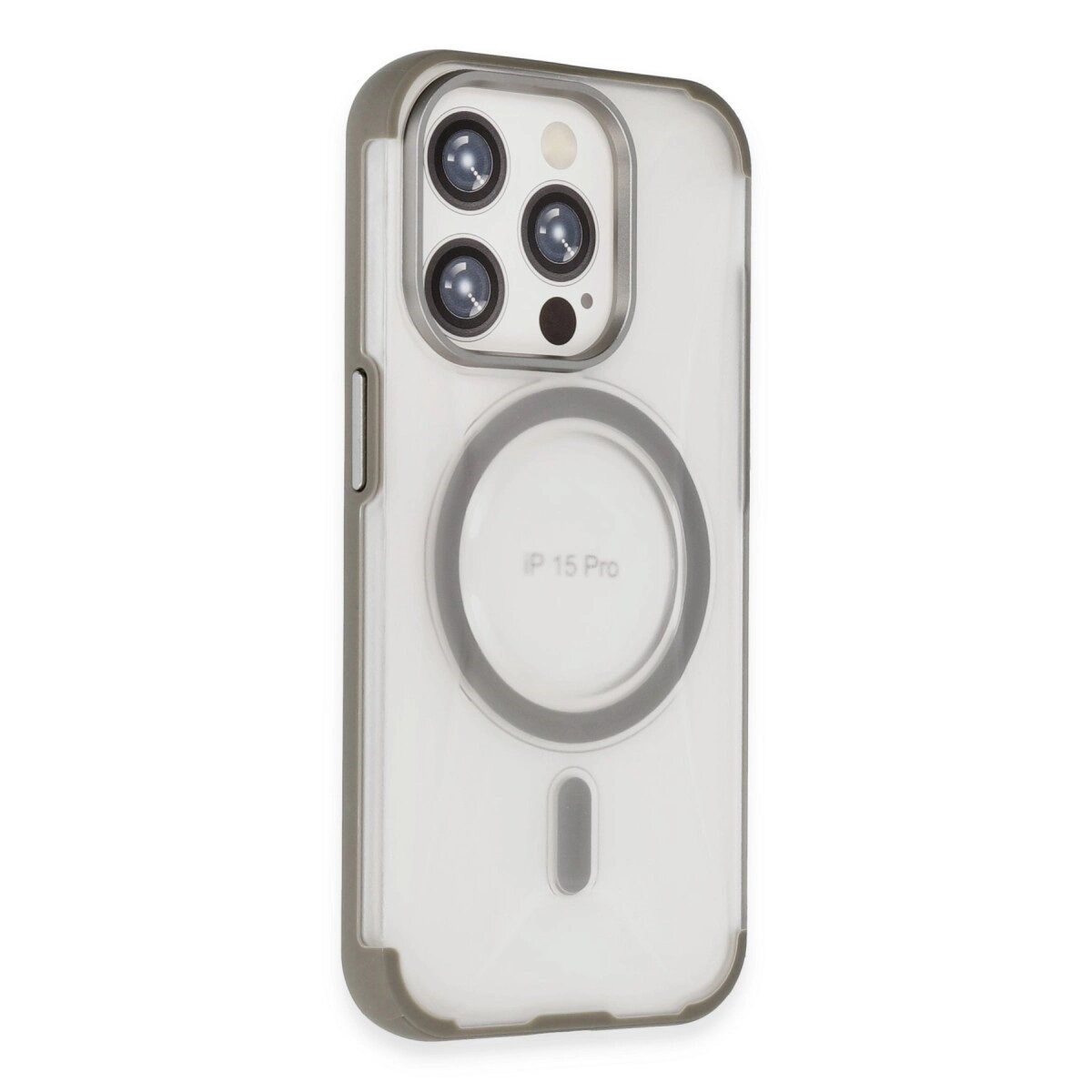 Joko Apple İphone 15 Pro Max Hilton Magsafe Kapak - Titan Gri