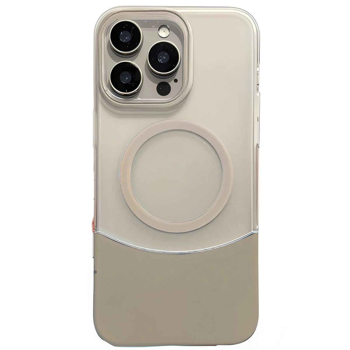Joko Apple İphone 15 Pro Max Velar Magsafe Kapak - Natural Grey