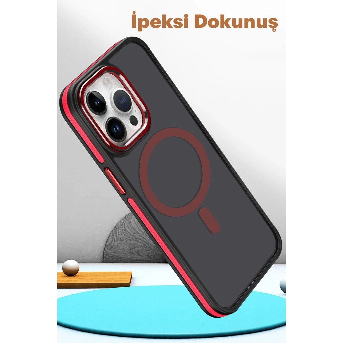 Joko Apple İphone 15 Pro Max Winner Magsafe Kapak - Derin Mor