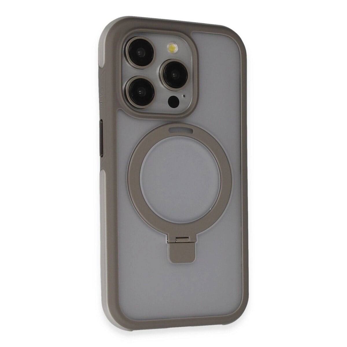 Joko Apple İphone 15 Pro Max Zorda Airbag Magsafe Standlı Kapak - Titan Gri