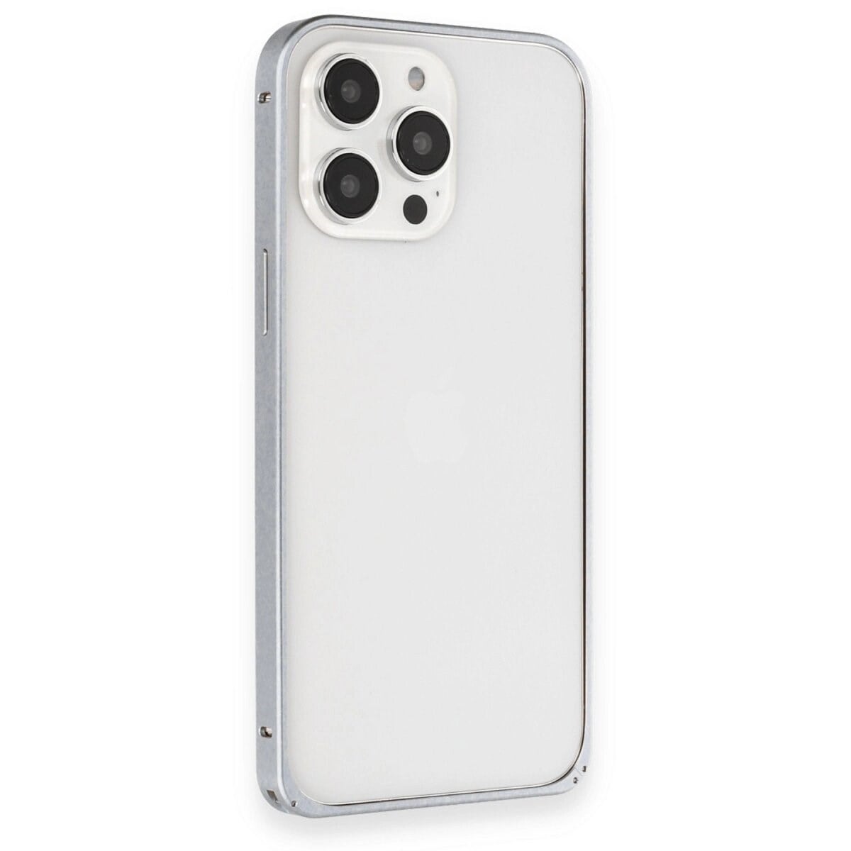 Joko Apple İphone 15 Pro Metal Bumper Mat Kapak - Gri