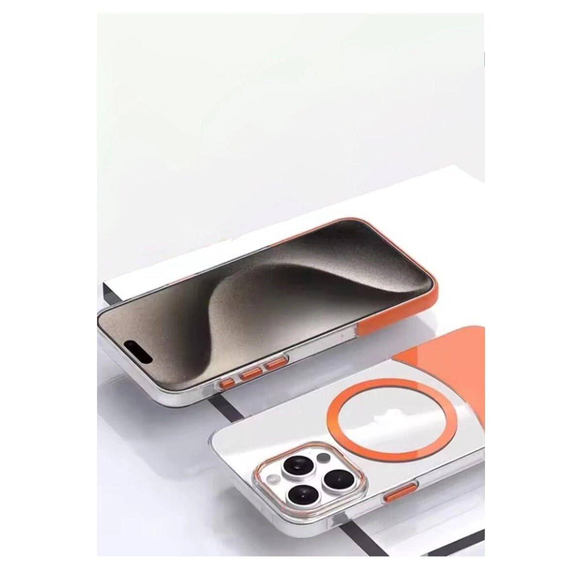 Joko Apple İphone 15 Pro Pc Suit Magsafe Kapak - Turuncu