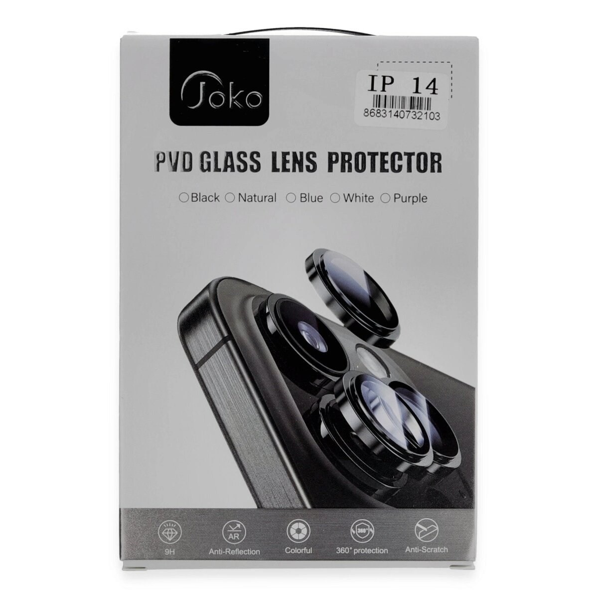 Joko Apple İphone 15 Pvd Metal Kamera Lens - Turuncu