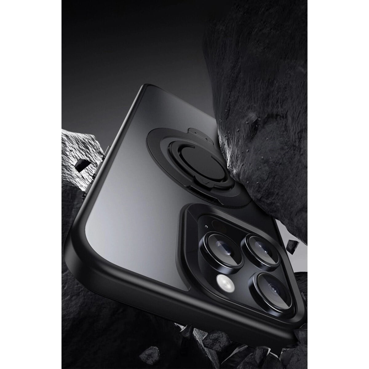 Joko Apple İphone 16 Avatar 360 Dönen Magsafe Kapak - Siyah