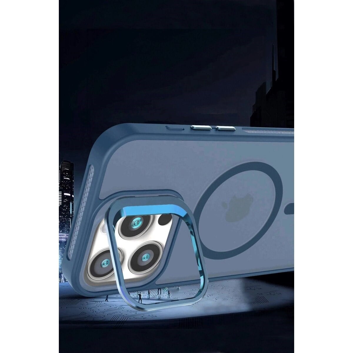 Joko Apple İphone 16 Plus Flet Lens Magsafe Kapak - Turuncu