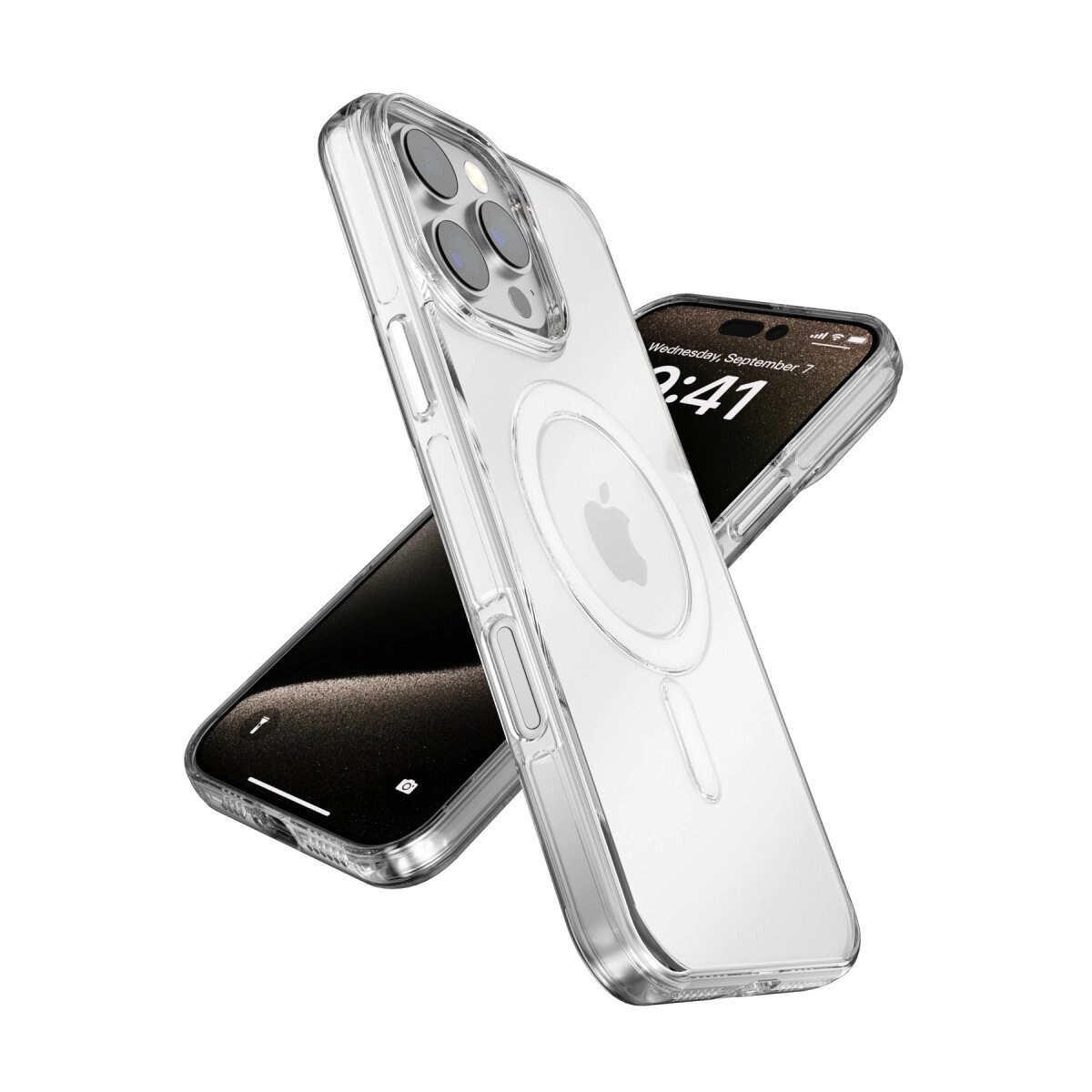 Joko Apple İphone 16 Pro Gleam Pc Sert Magsafe Kılıf - Şeffaf-siyah