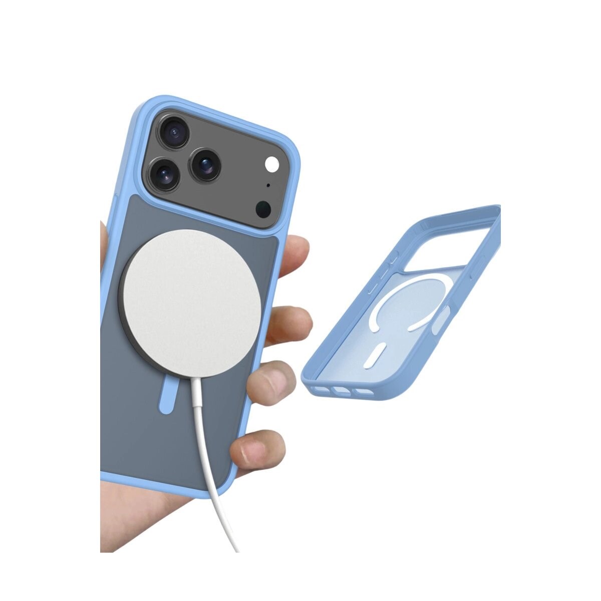 Joko Apple İphone 17 Pro Max Jota Magsafe Kapak - Açık Mavi