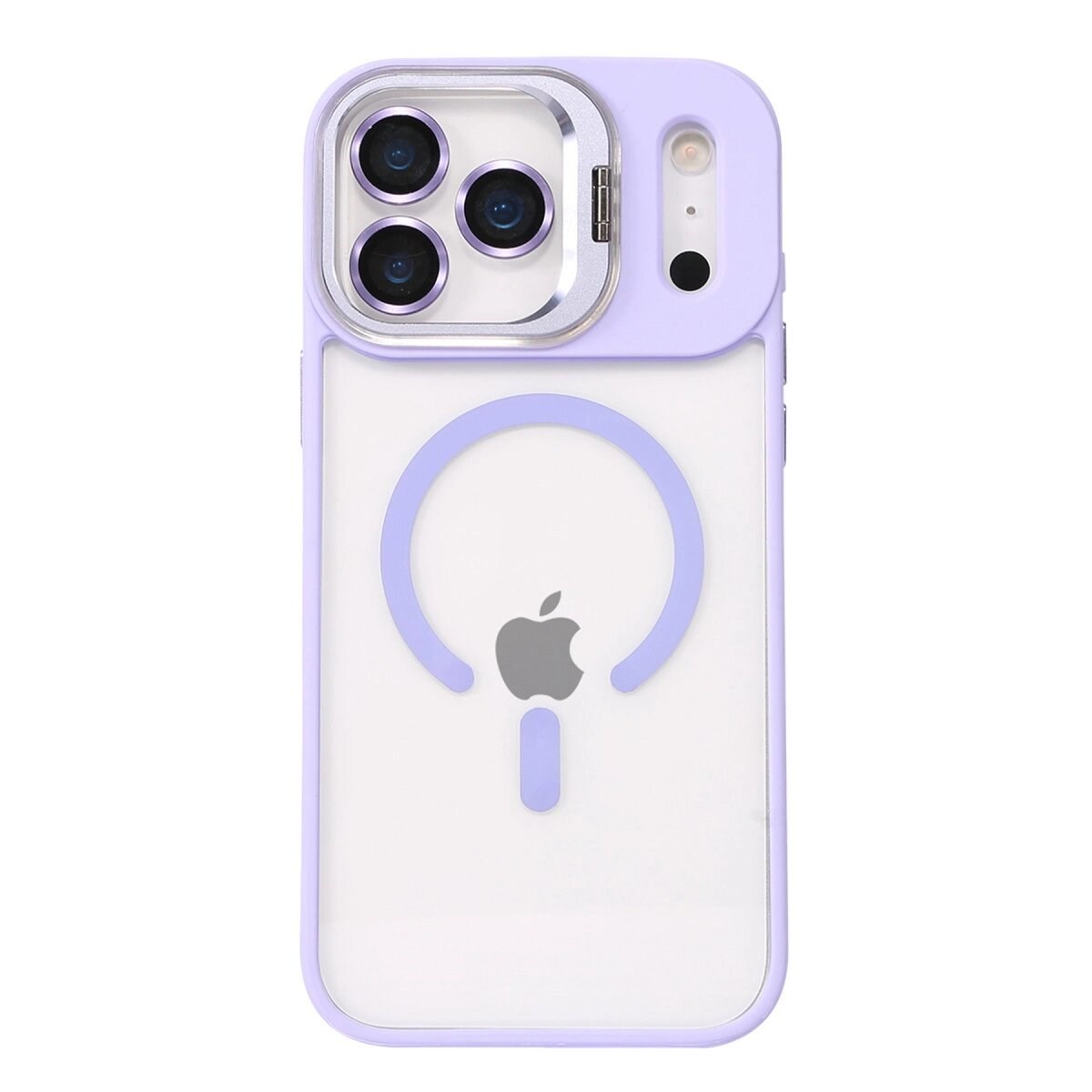 Joko Apple İphone 17 Pro Max Remim Lensli Magsafe Standlı Kapak - Lila