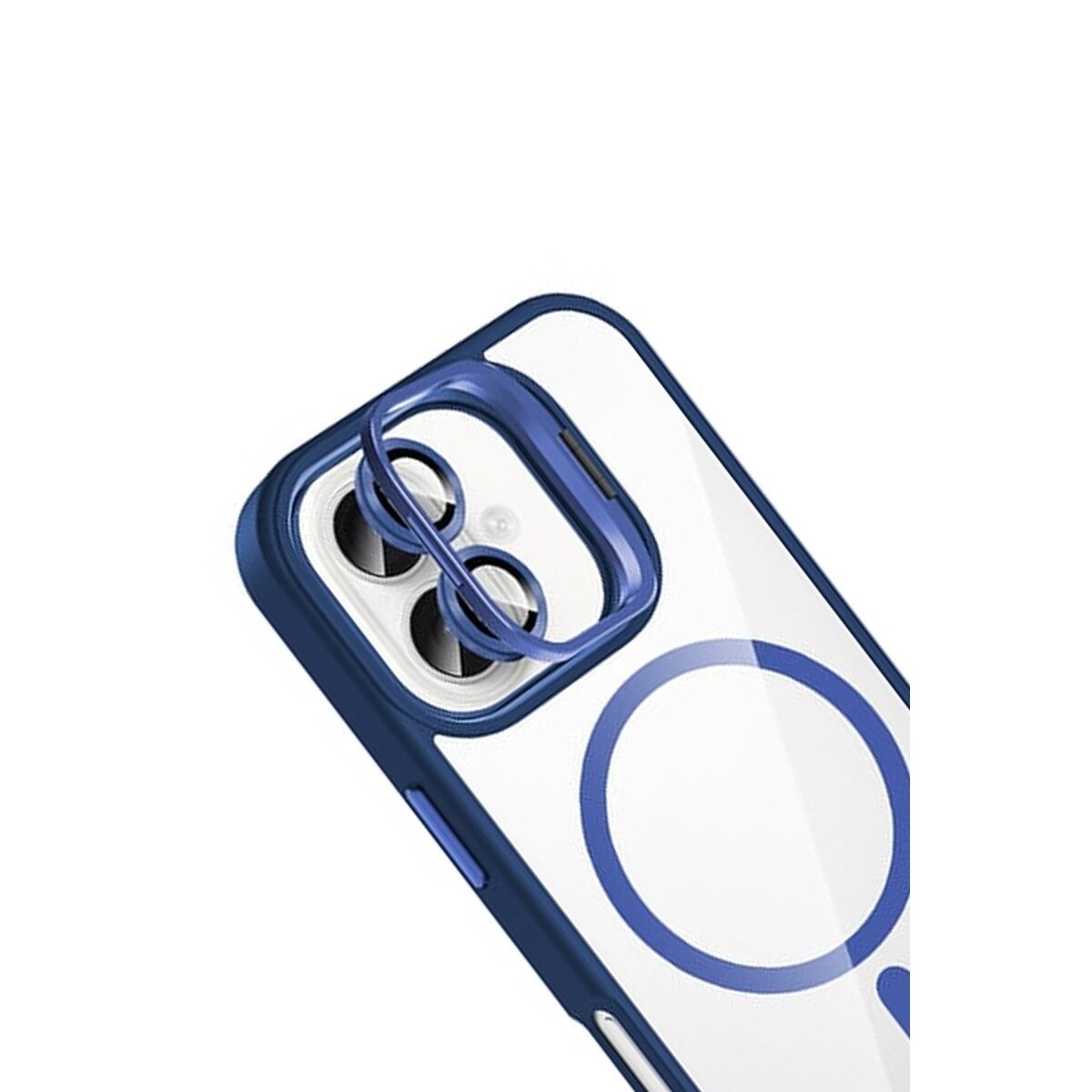 Joko Apple İphone 17 Remim Lensli Magsafe Standlı Kapak - Lacivert