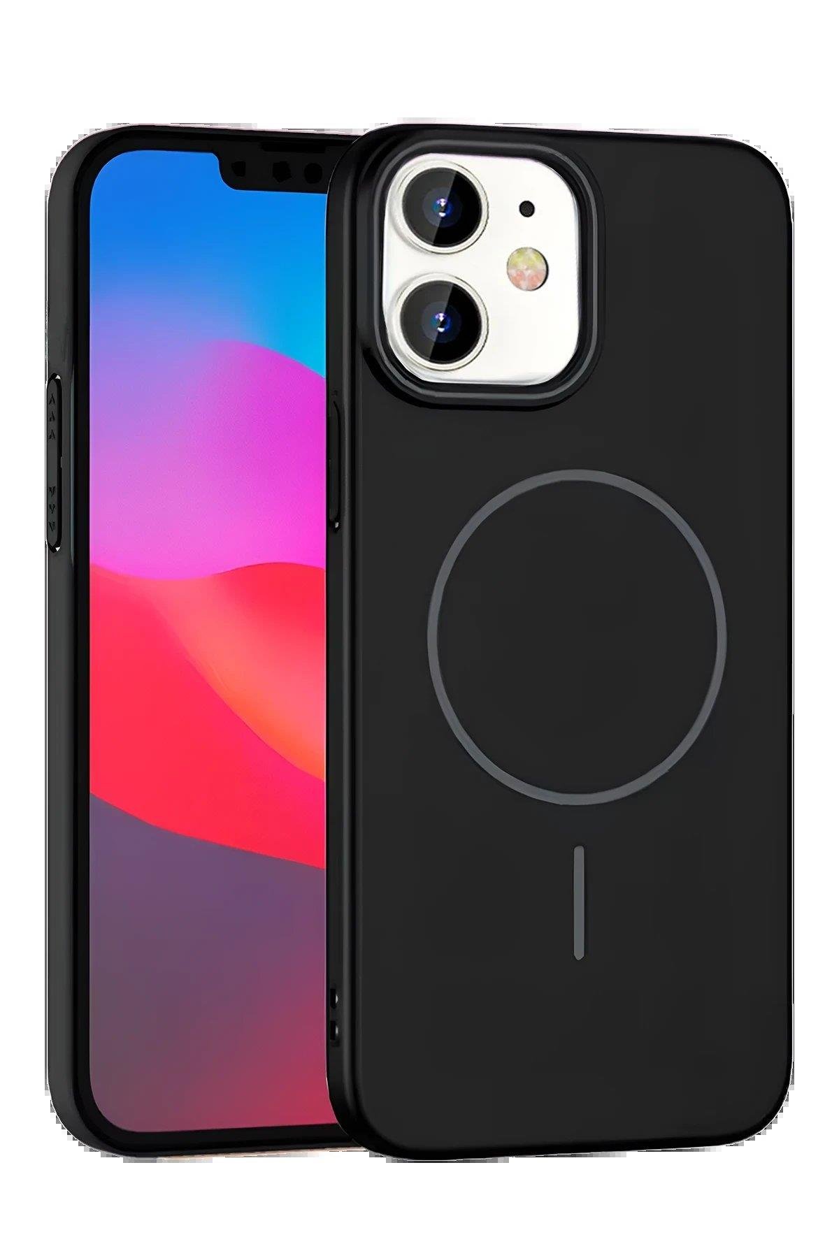 Joko iPhone 11 Broş Magsafe Kapak - Siyah