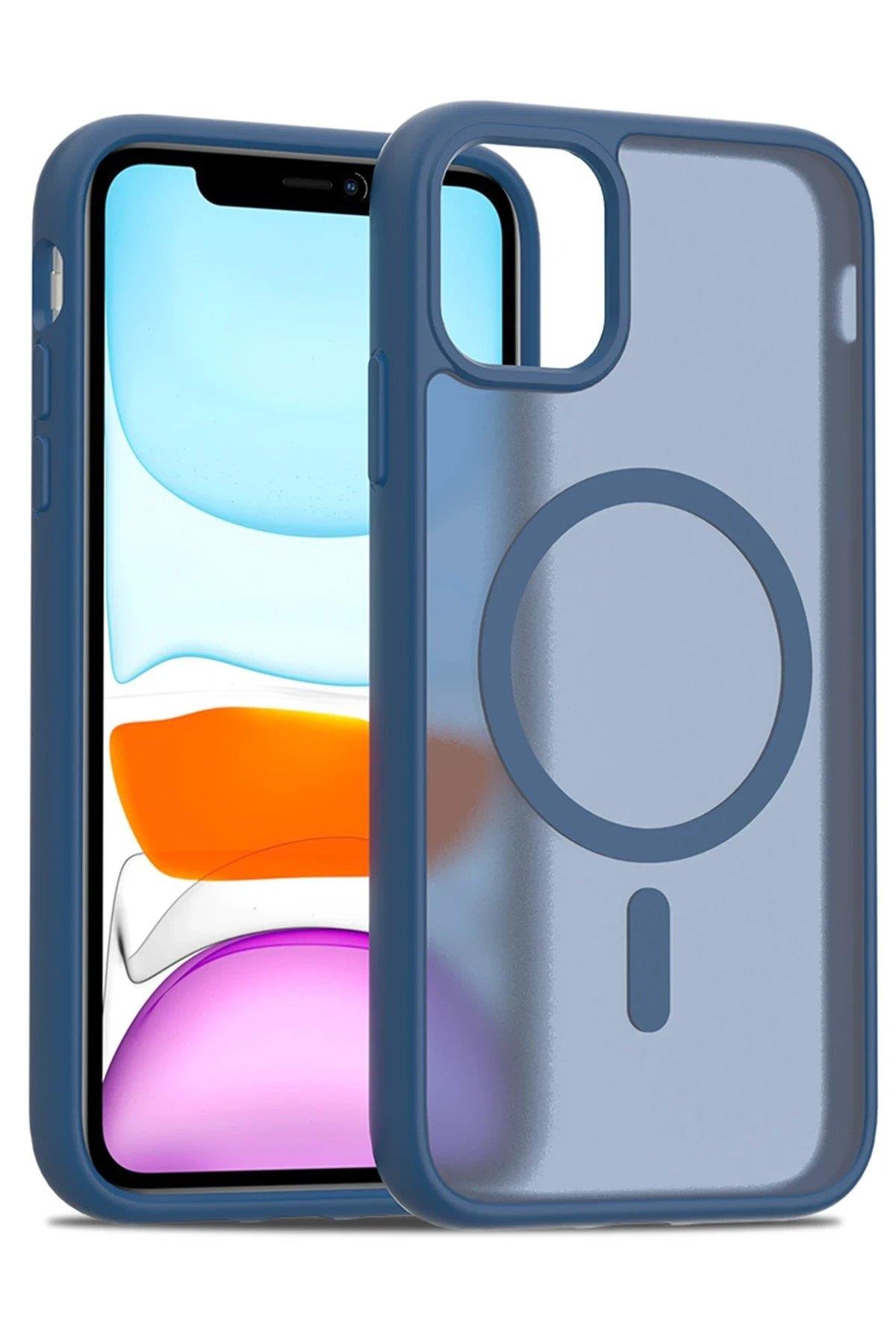 Joko iPhone 12 Jota Magsafe Kapak - Lacivert