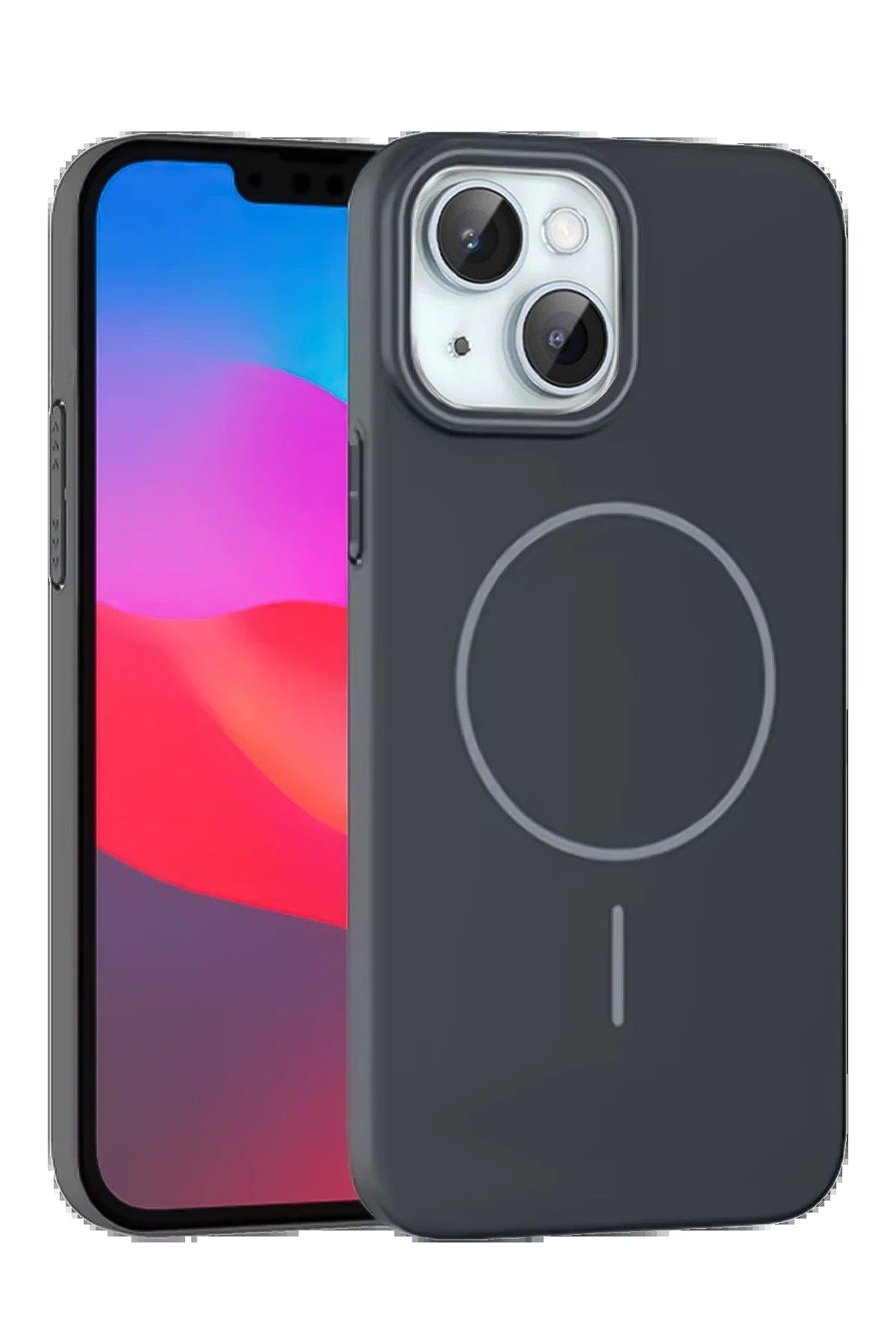 Joko iPhone 14 Broş Magsafe Kapak - Füme