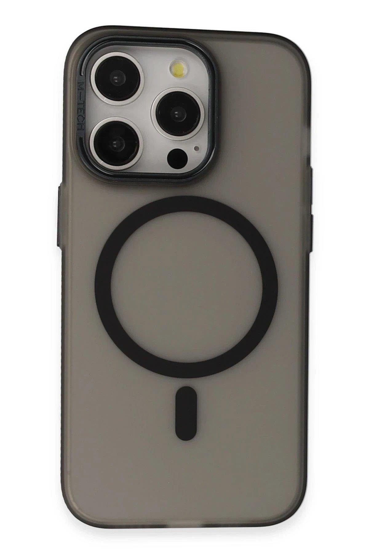 Joko iPhone 14 Pro Frost Standlı Magsafe Kapak - Siyah