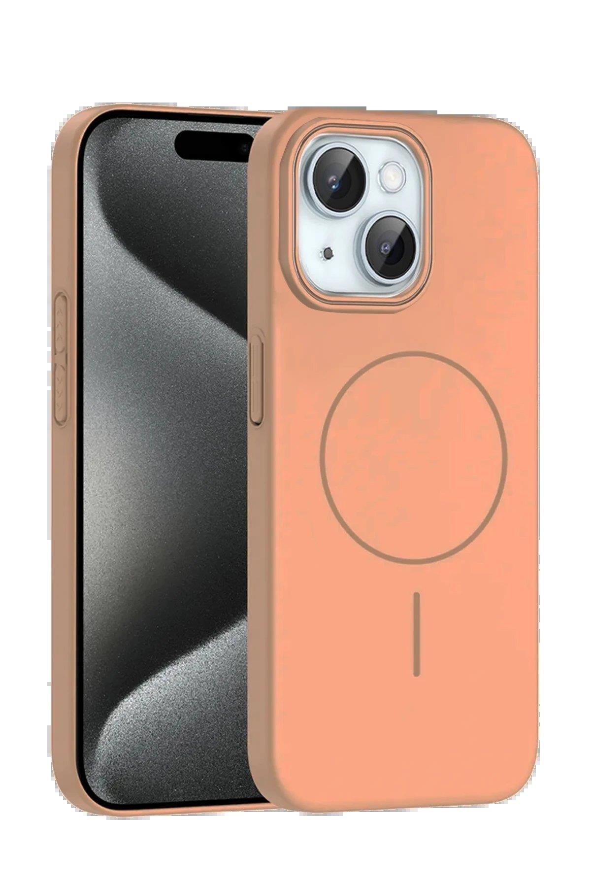 Joko iPhone 15 Broş Magsafe Kapak - Çöl Titanyum