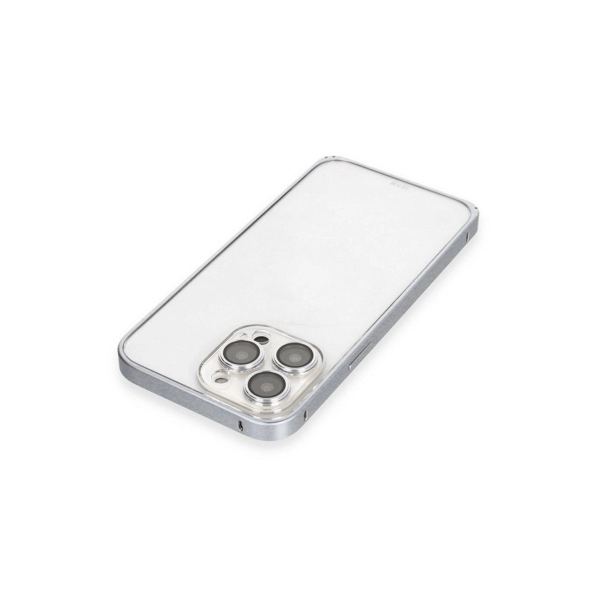 Joko İphone 15 Pro Max Metal Bumper Mat Kapak - Gri