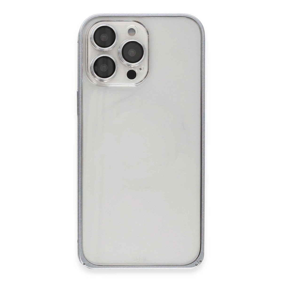 Joko İphone 15 Pro Max Metal Bumper Mat Kapak - Gri