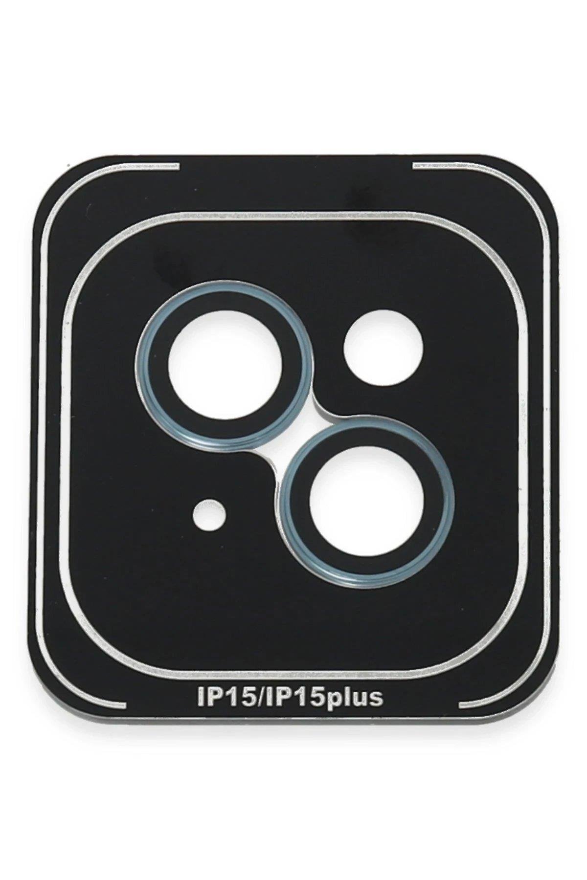 Joko iPhone 15 PVD Metal Kamera Lens - Mavi