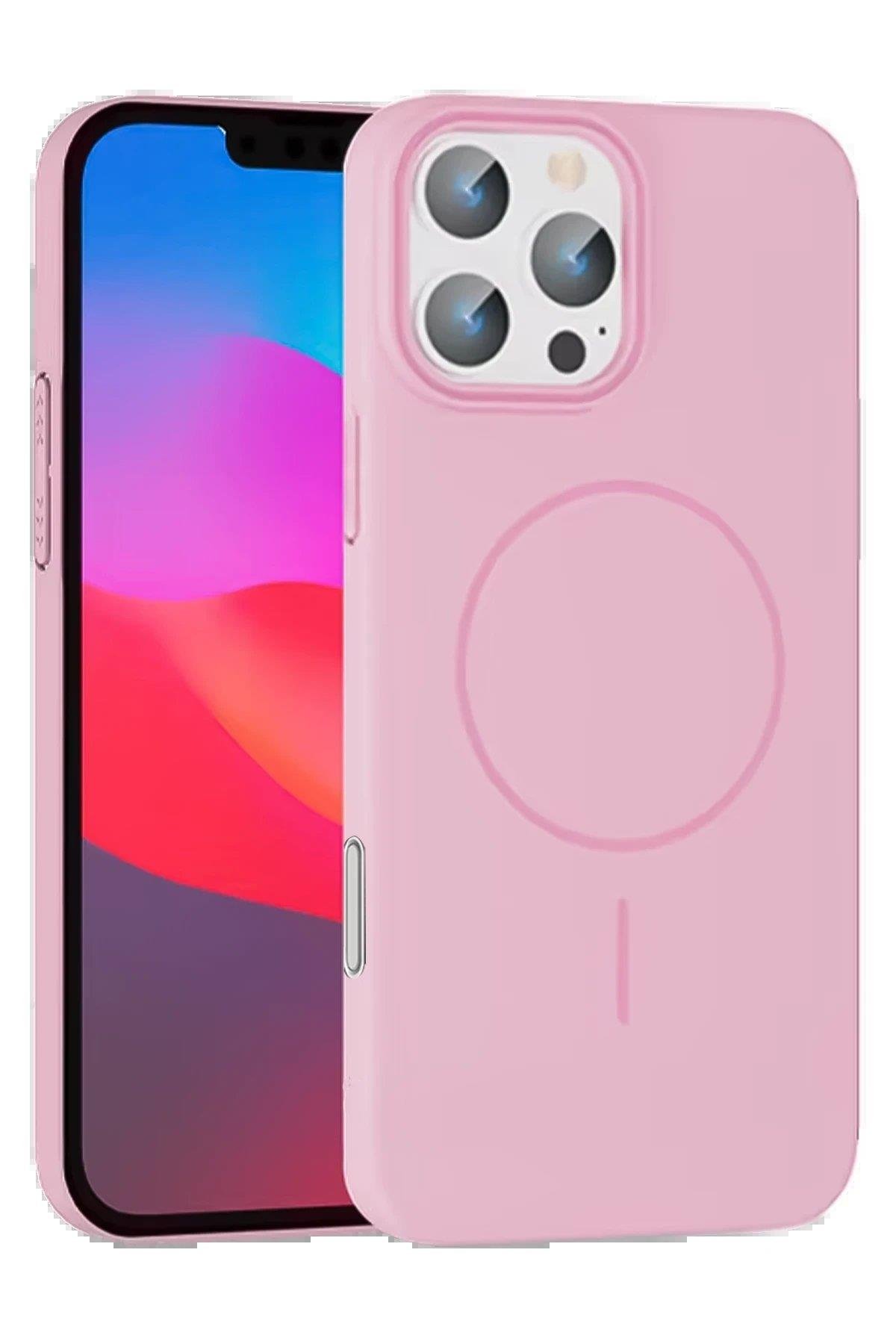 Joko iPhone 16 Pro Broş Magsafe Kapak - Pembe