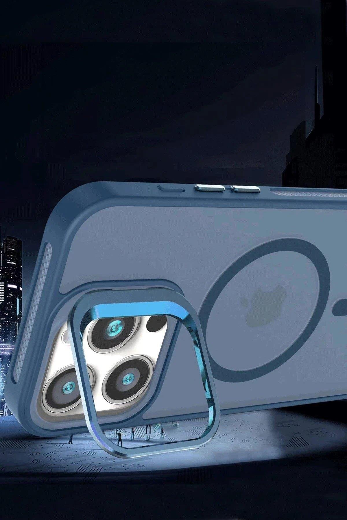 Joko iPhone 16 Pro Max Flet Lens Magsafe Kapak - Siyah