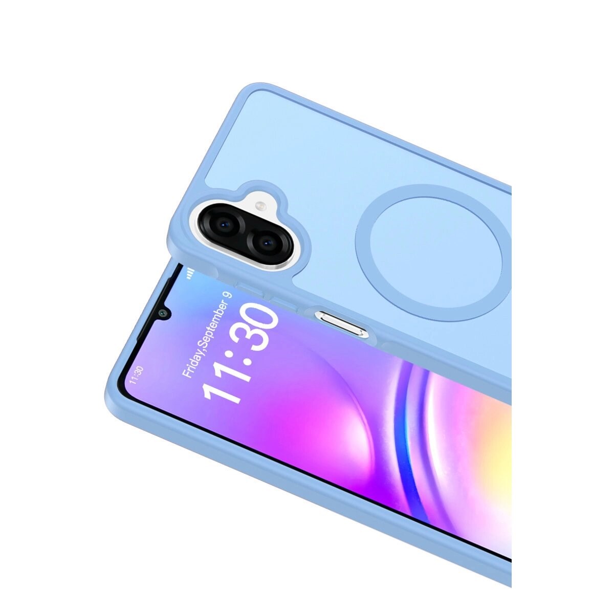 Joko Samsung Galaxy A07 4g Jota Magsafe Kapak - Açık Mavi