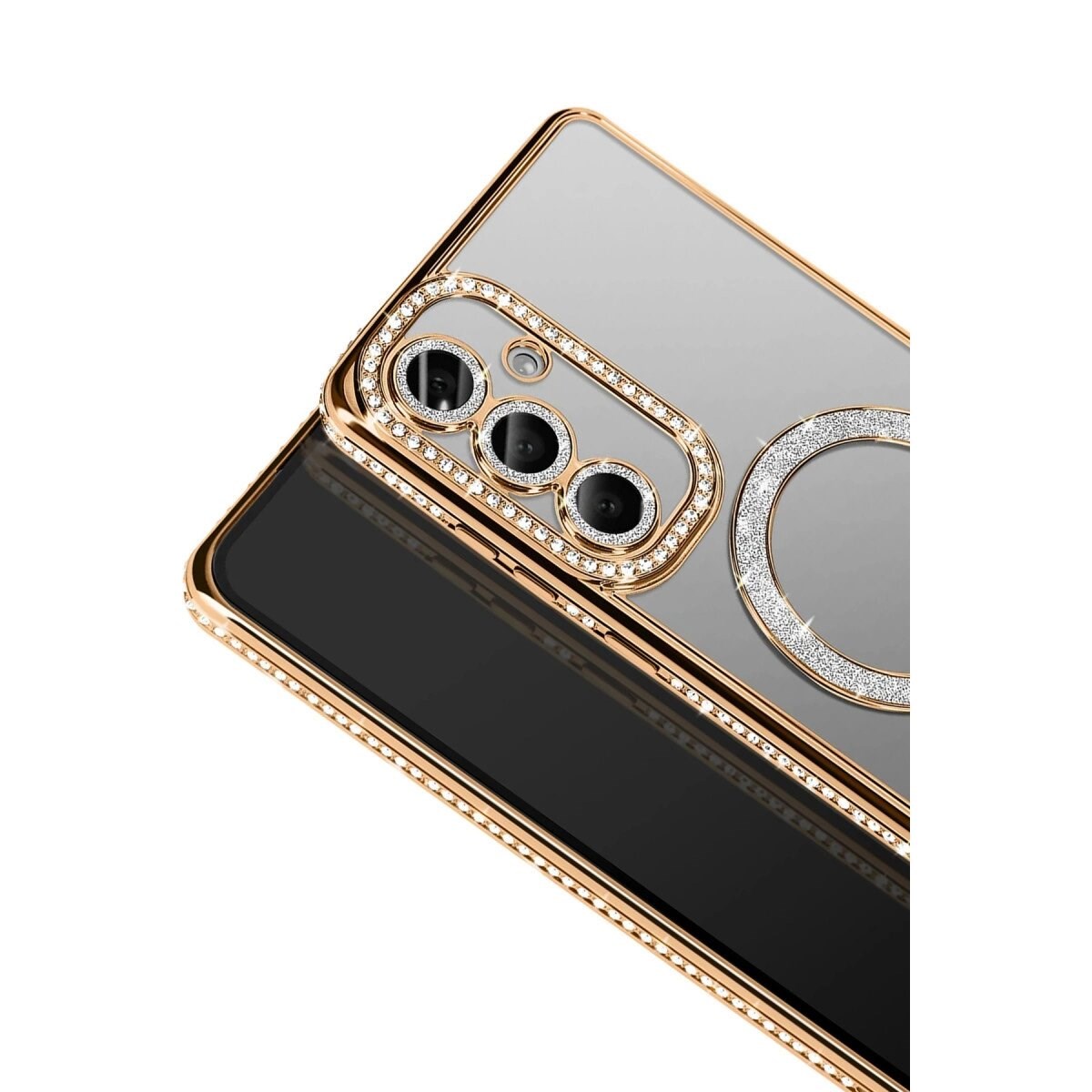 Joko Samsung Galaxy A37 5g Joke Simli Magneticsafe Kılıf - Gold